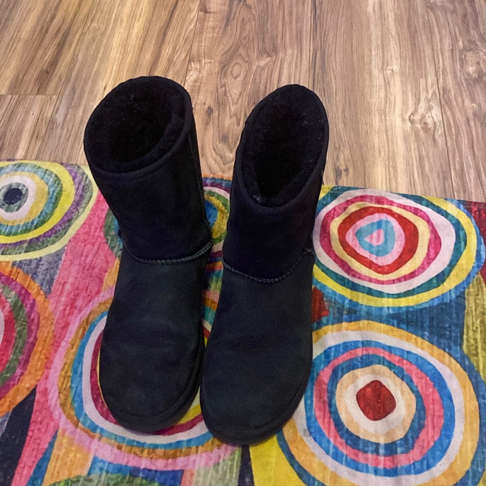 High black UGG boots